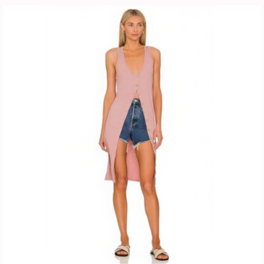 Free People Pink Sleeveless Dress or vest